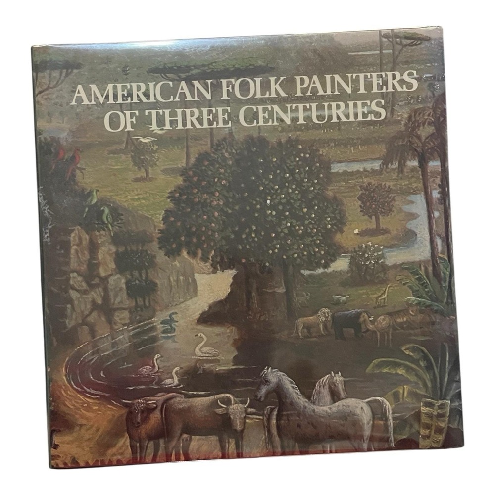 Vtg 1980 1st Edition Hardback‎ American Folk Painters of Three Centuries Lipman